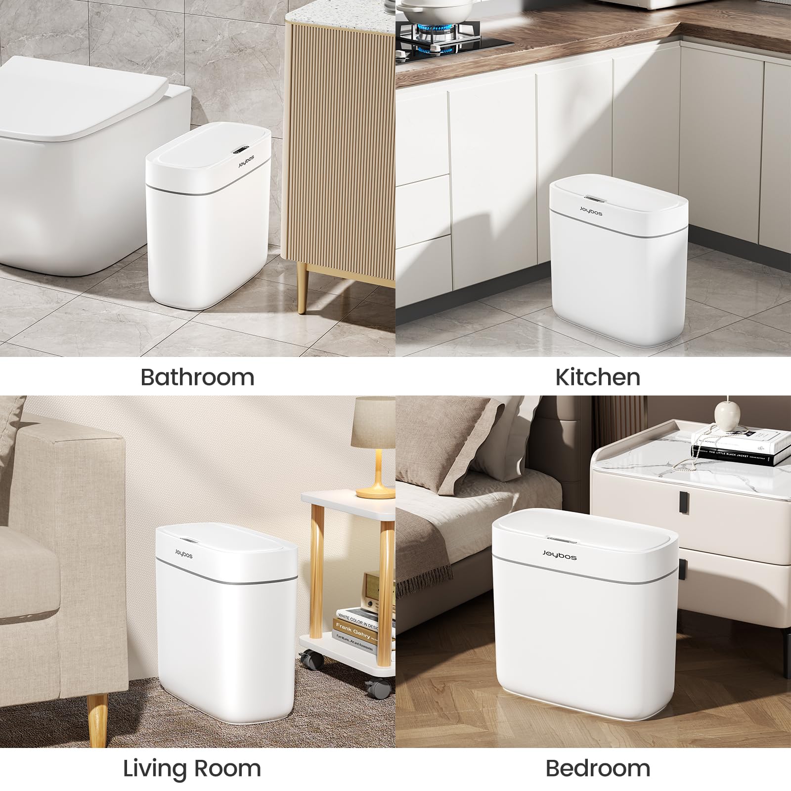 JUDRDO versatile waste bin for kitchen and bedroom