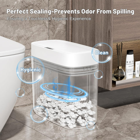 JUDRDO sealed lid helps control odors in any room