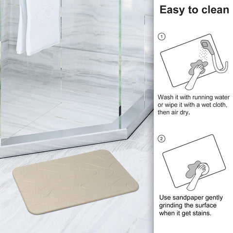 JUERLEN easy-clean surface can be wiped or brushed to refresh.
