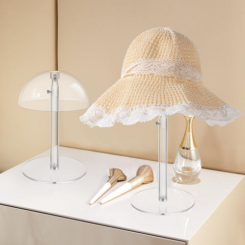 JUESHA adjustable hat stand knob allows quick height changes for different styles