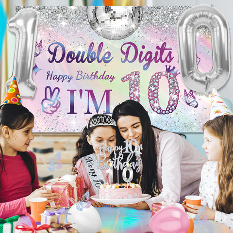 Juesly number 10 candles for a classic birthday moment