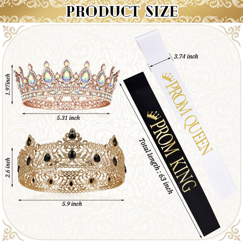 Juexica prom queen tiara crystal detailing adds elegant sparkle for photos