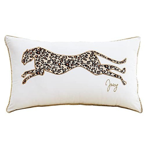 Juicy Couture velvet pillow with plush insert for luxurious comfort