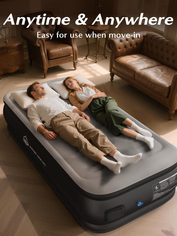 JUITOY Twin Air Mattress surface is water-resistant and easy to clean after use.