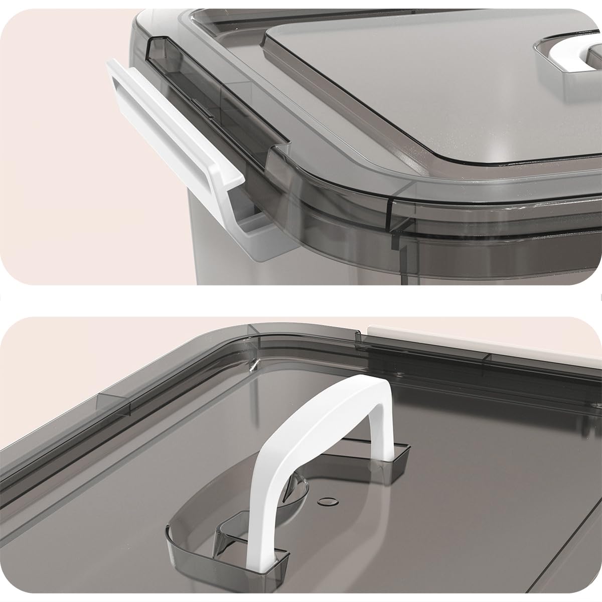 JUJIAJIA portable bin with handle for easy snack transport.