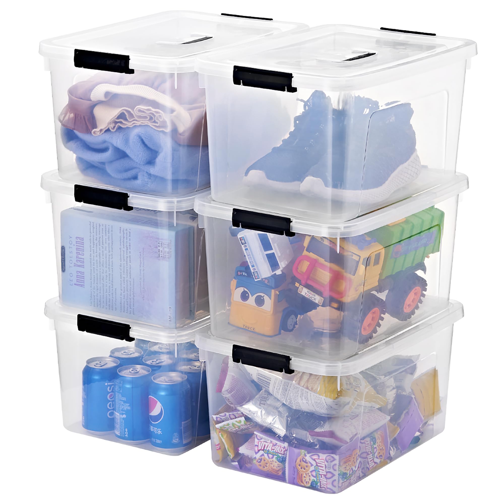 JUJIAJIA recessed grooves enable secure stacking for space-saving organization.