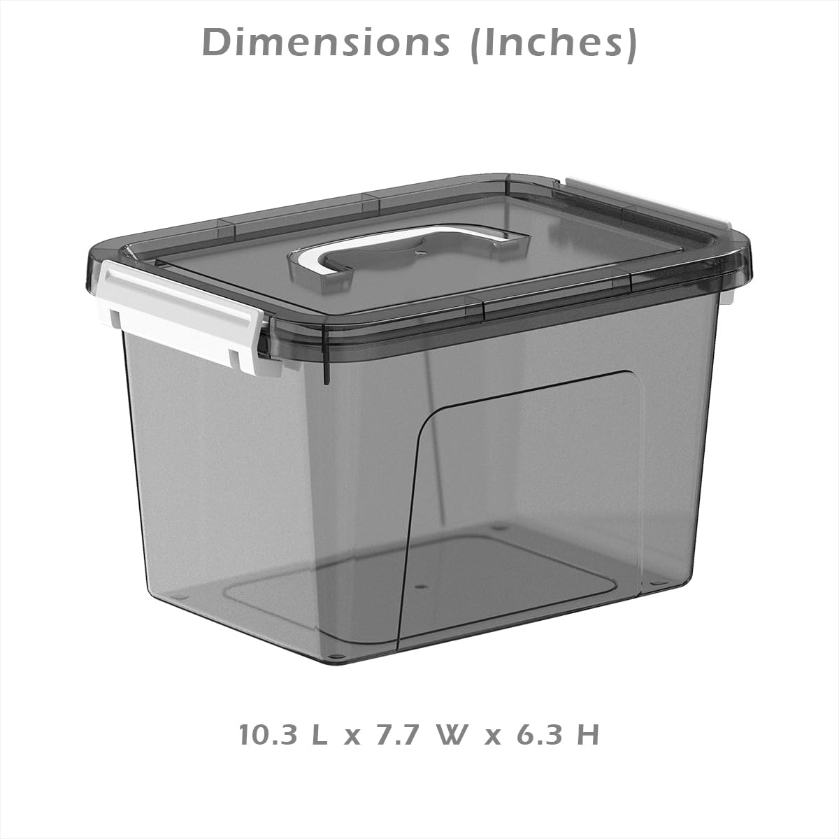 JUJIAJIA stackable bins with latches provide secure, dust-free pantry organization.