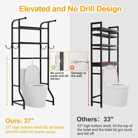 JUKAMO anti-tip adhesive kits image demonstrates stable installation