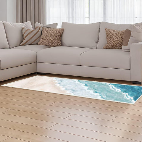 JUKAMO Versatile Area Rug suits kitchen, hallway, entry, and living spaces.