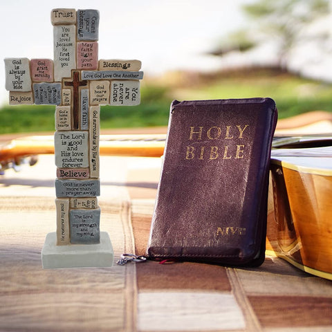 Jumiz cross sculpture as a thoughtful Christian gift for friends and family