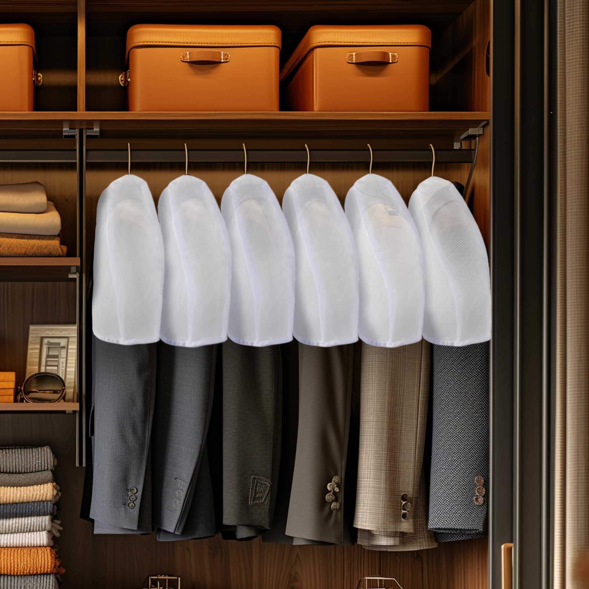 JUNJIAHAOZHU 24W x 12H x 2D dimensions fit diverse wardrobe items.