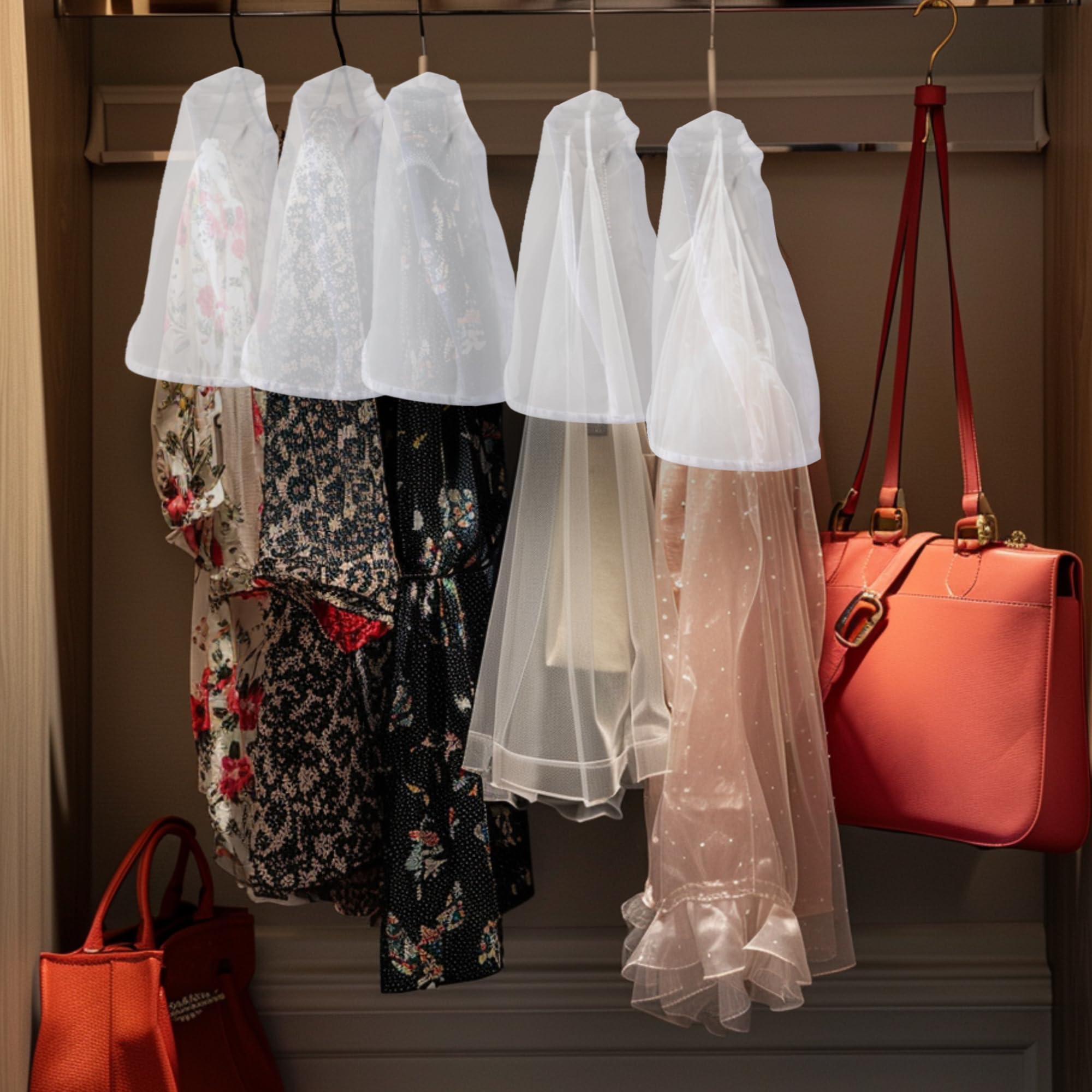 JUNJIAHAOZHU durable plastic garment covers offer long lasting protection.