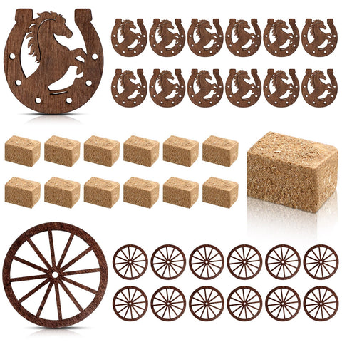 Junkin mini horseshoes for rustic western table centerpieces and accents