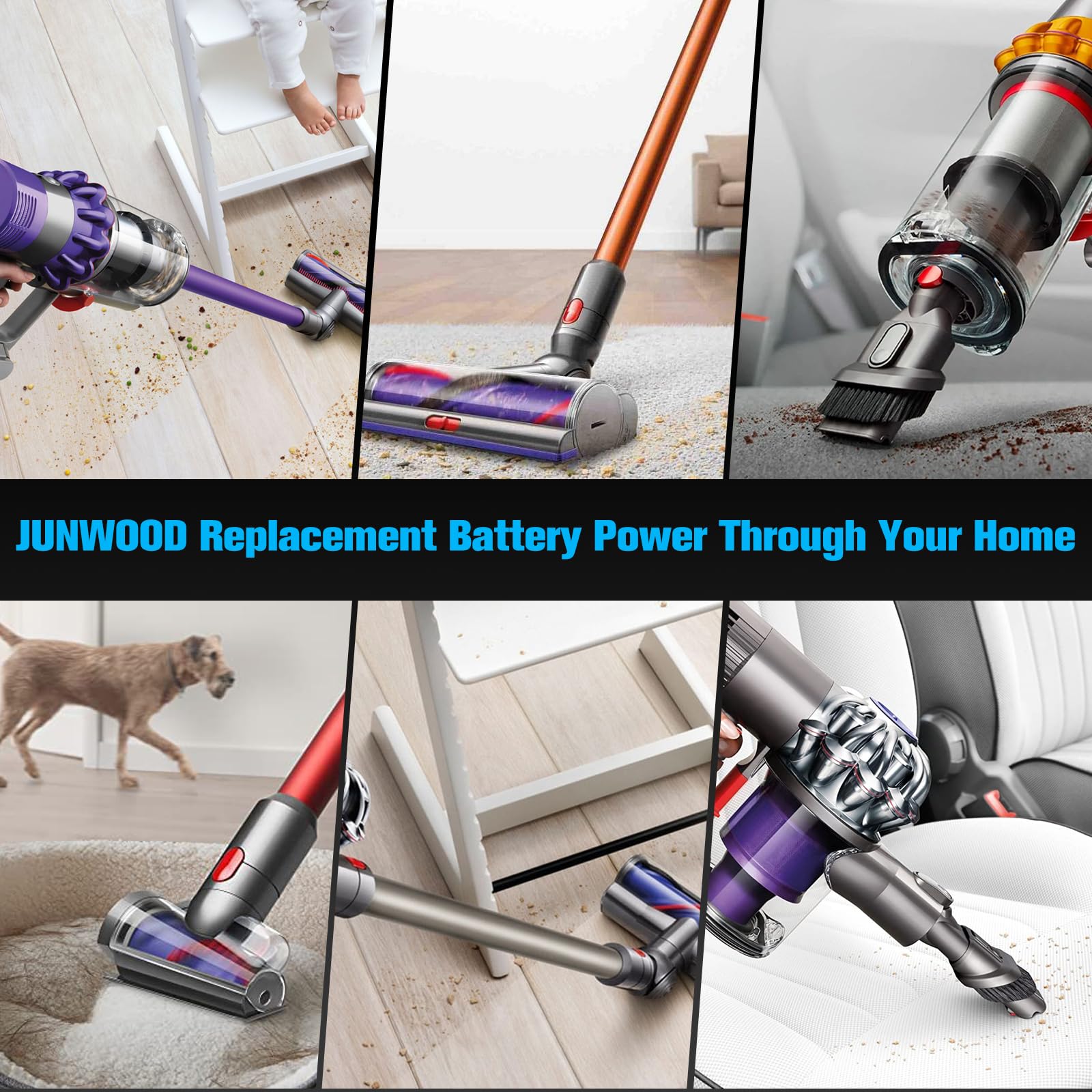 JUNWOOD V7 battery installation easy and straightforward replacement
