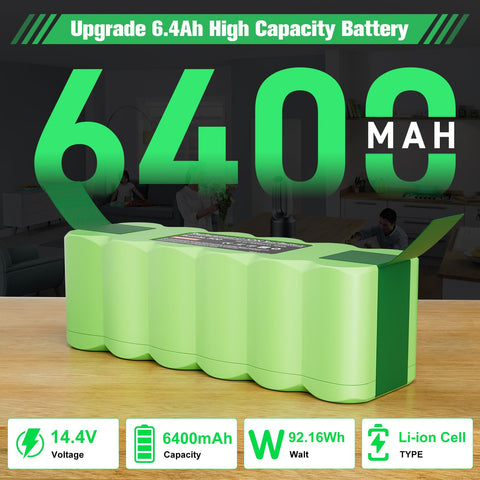 JUNWOOD Roomba battery compatibility-wide shows broad model support and easy replacement.