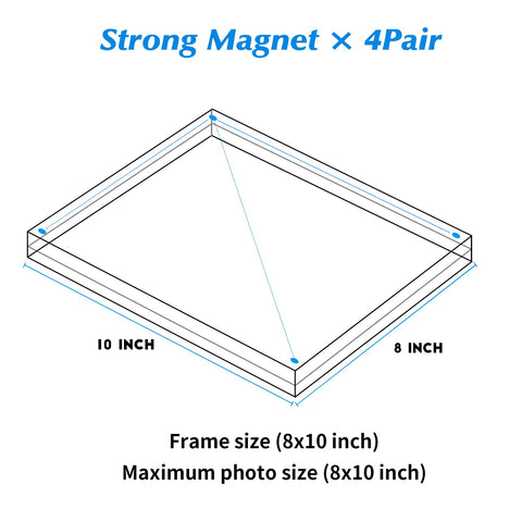 JUOIFIP magnetic assembly shows frame pairing and photo loading