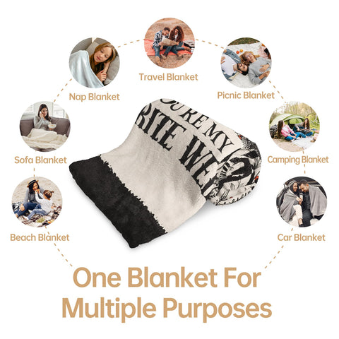 Juratar vacuum-packaged blanket ready for easy gifting.