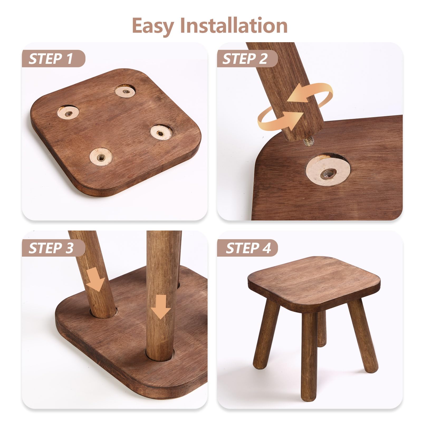 Jurath plant stool used as decorative living room stand