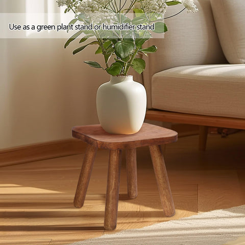 Jurath wooden step stool offers versatile seating options