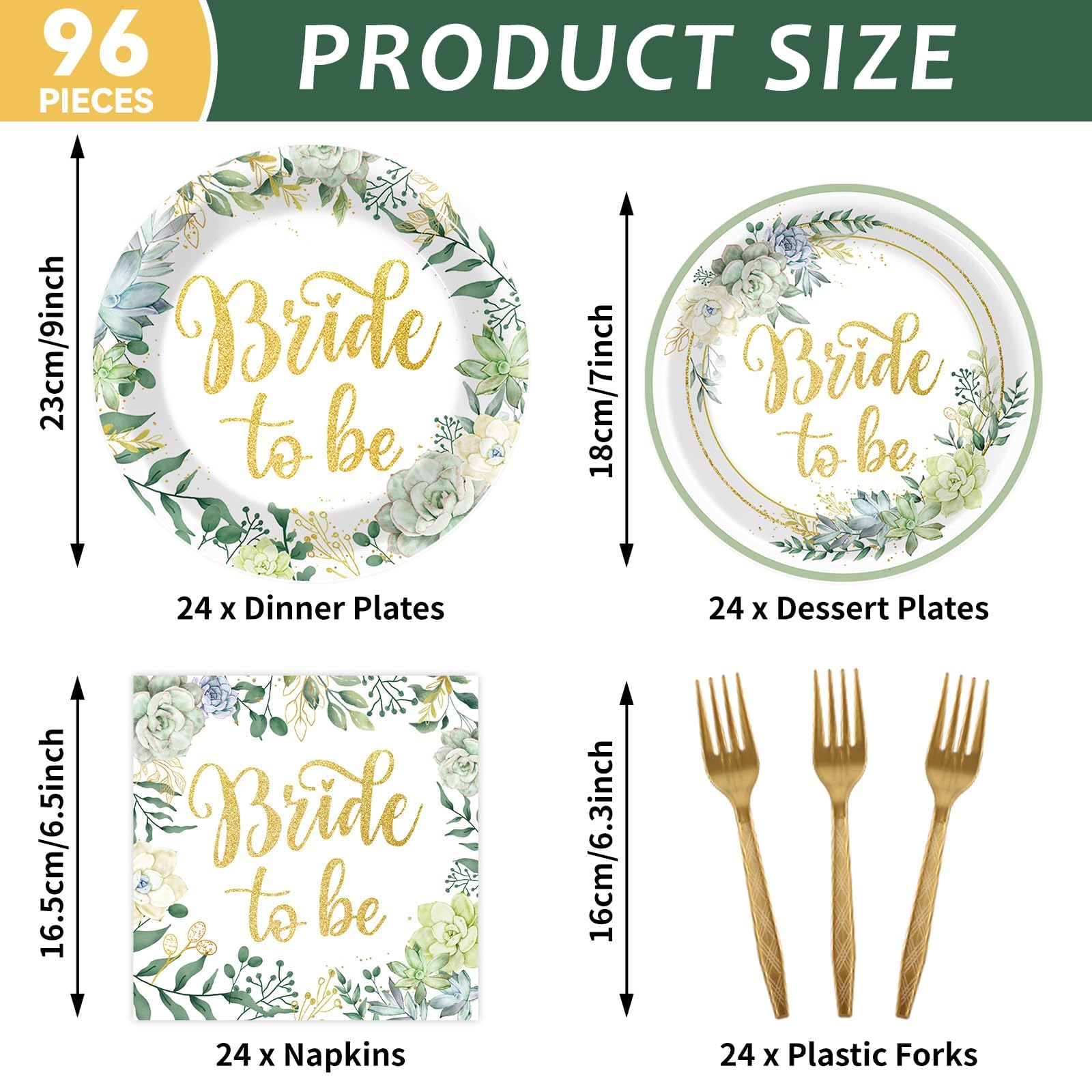 Justforjoyful sage green dessert plates add color and coordination to the celebration.