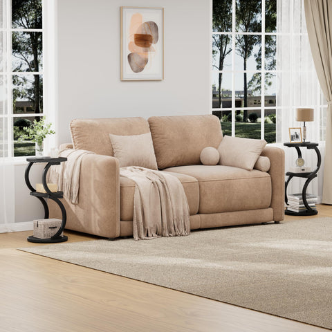 JUSTOGO versatile table serves as a nightstand, sofa table, or coffee spot.
