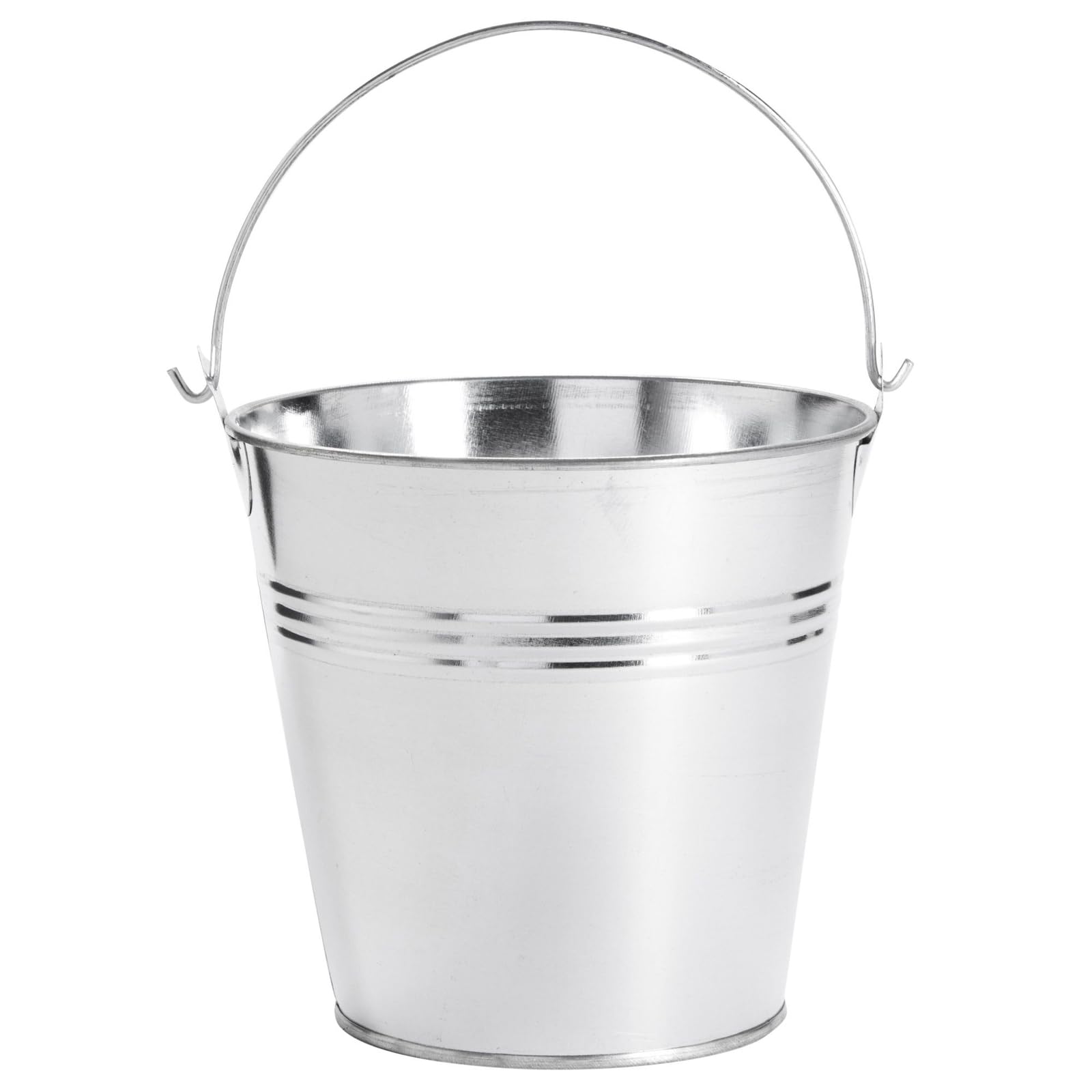 Juvale tin buckets for artificial flowers and craft projects.