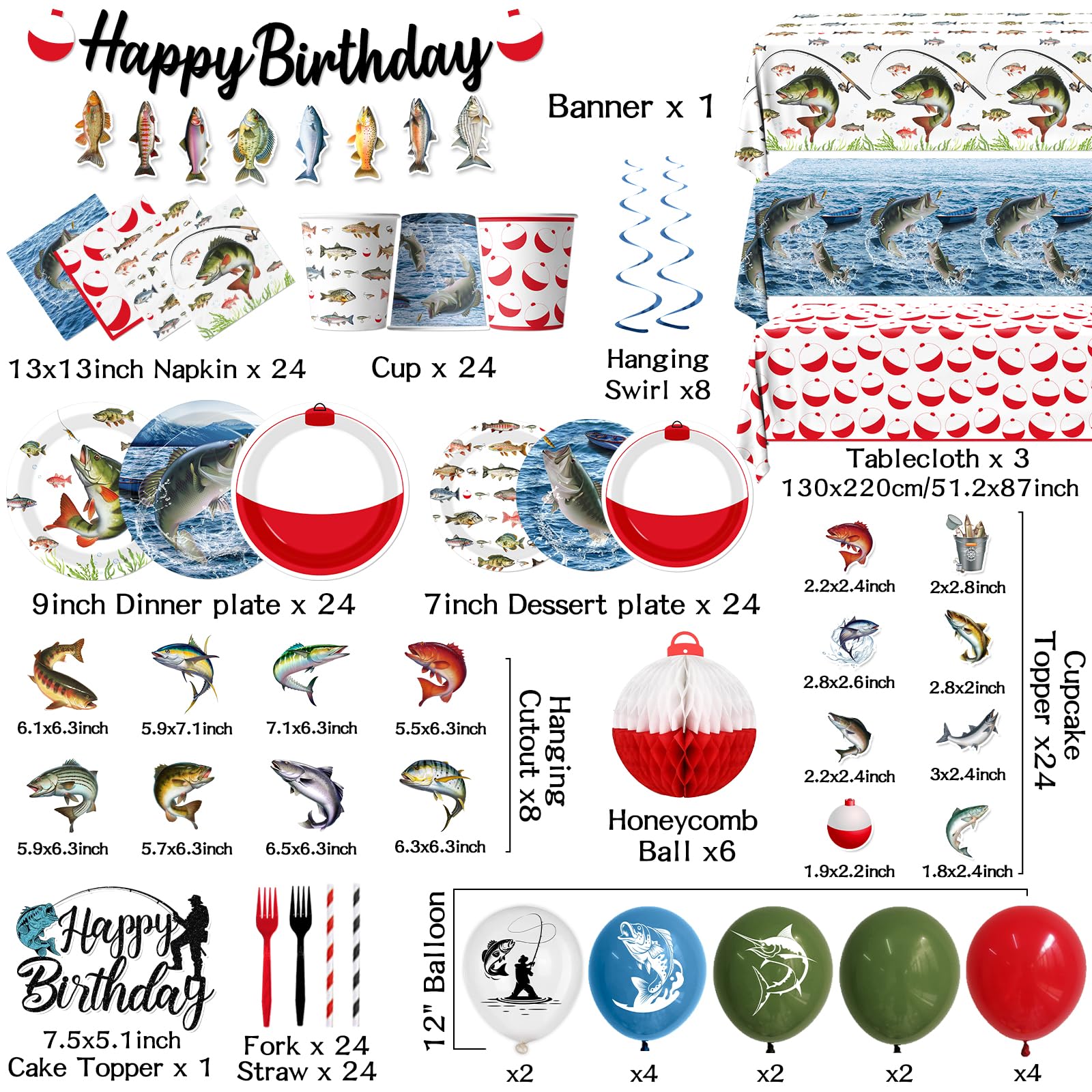 Juweked fishing tablecloths protect surfaces while preserving style.