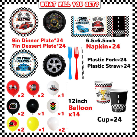 Juweked race car honeycombs add dimensional decor and color