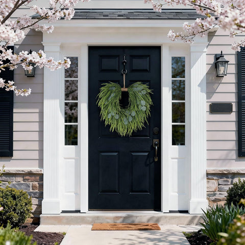 Juxdp wreath maintaining vibrant color without fading