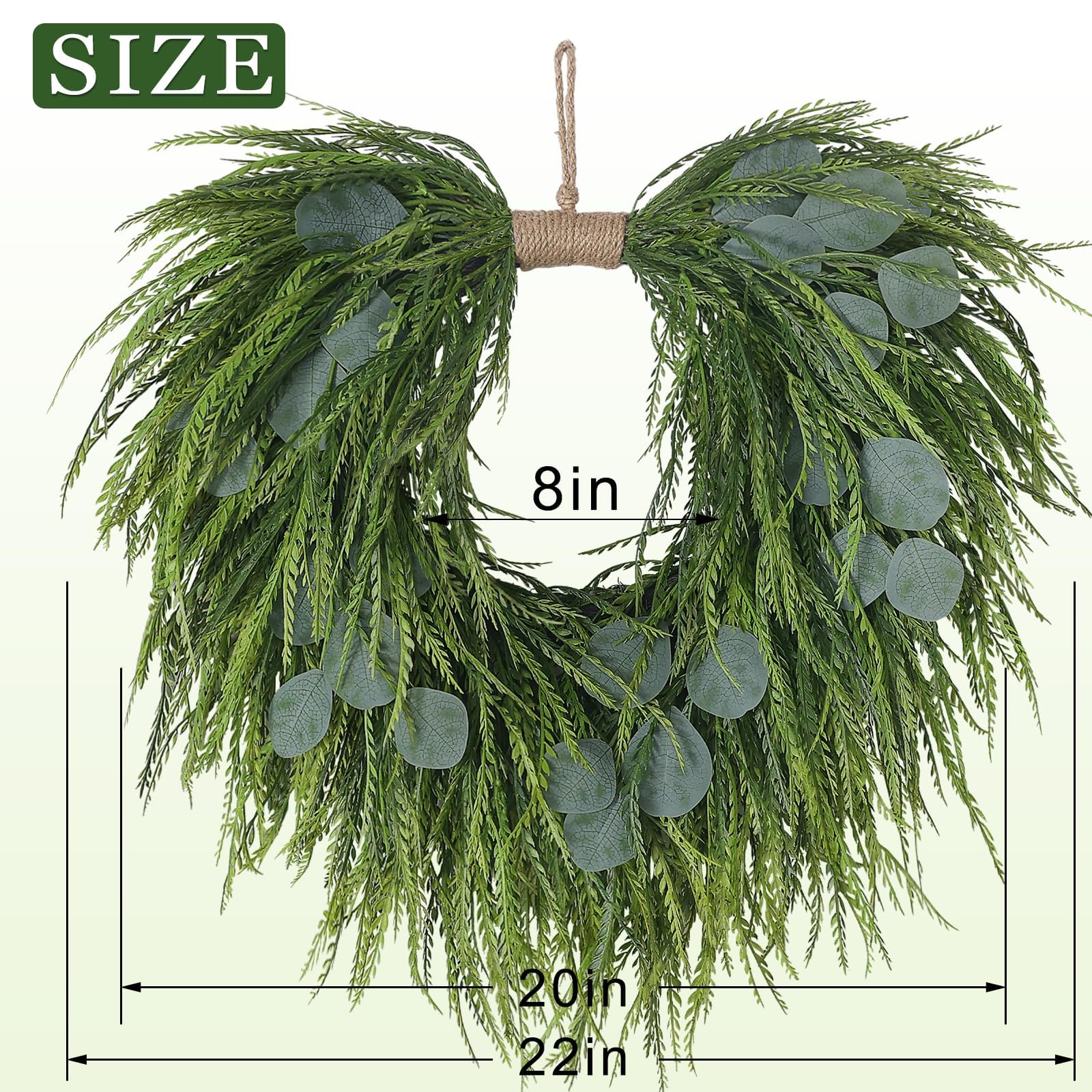 Juxdp wreath decorating living room with durable, color-rich greenery
