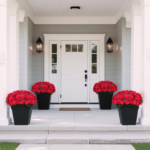 Juxdp indoor/outdoor decor ideal for porches, steps, windowsills.