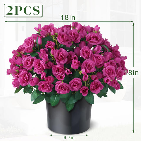 Juxdp outdoor rose plants are UV-resistant and weather-friendly