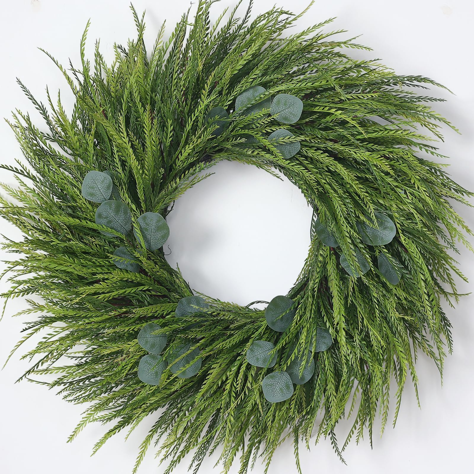 Juxdp sawgrass wreath front door for inviting entry