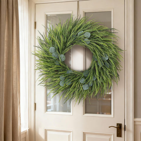 Juxdp decorative wreath hanging setup for quick styling