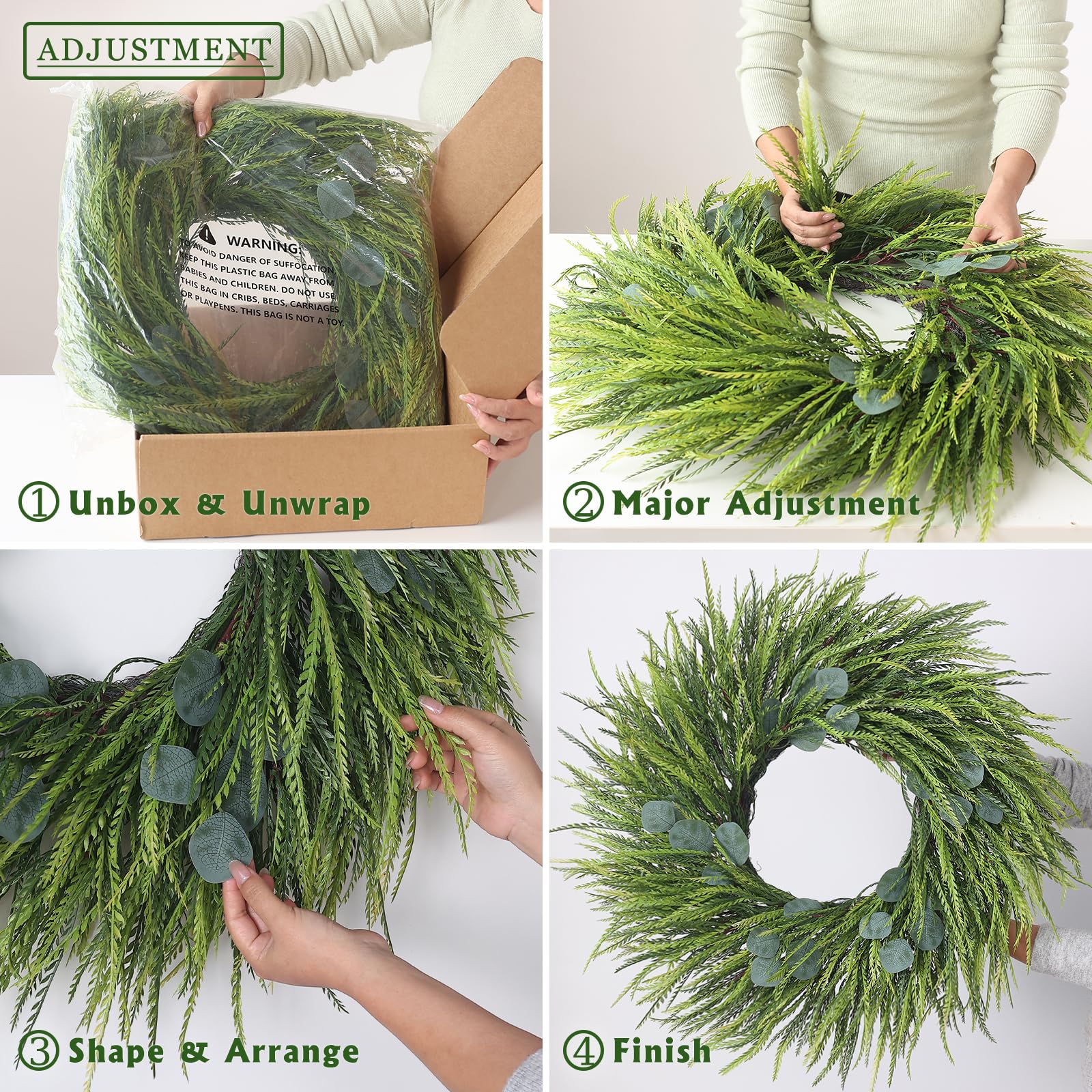 Juxdp sawgrass wreath wall decor creates focal point
