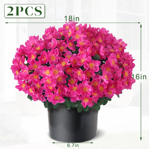 Juxdp 16-inch camellia topiary ball tree in rose red