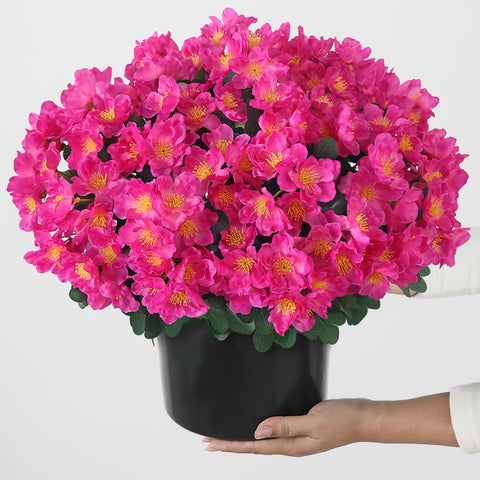 Juxdp weatherproof silk camellia foliage for outdoor use
