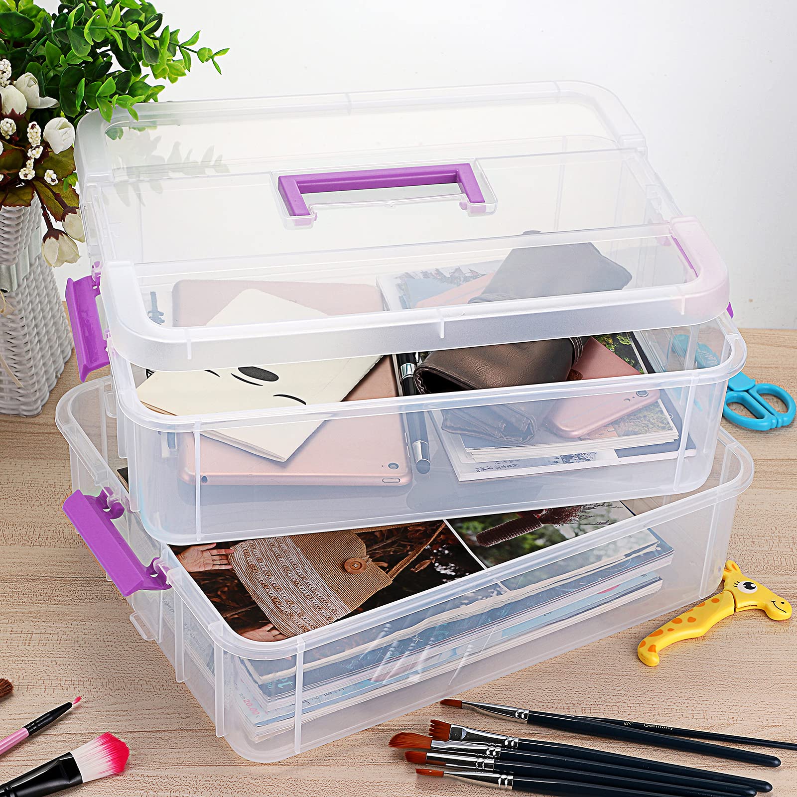 JUXYES box dimensions show a compact footprint for versatile storage.