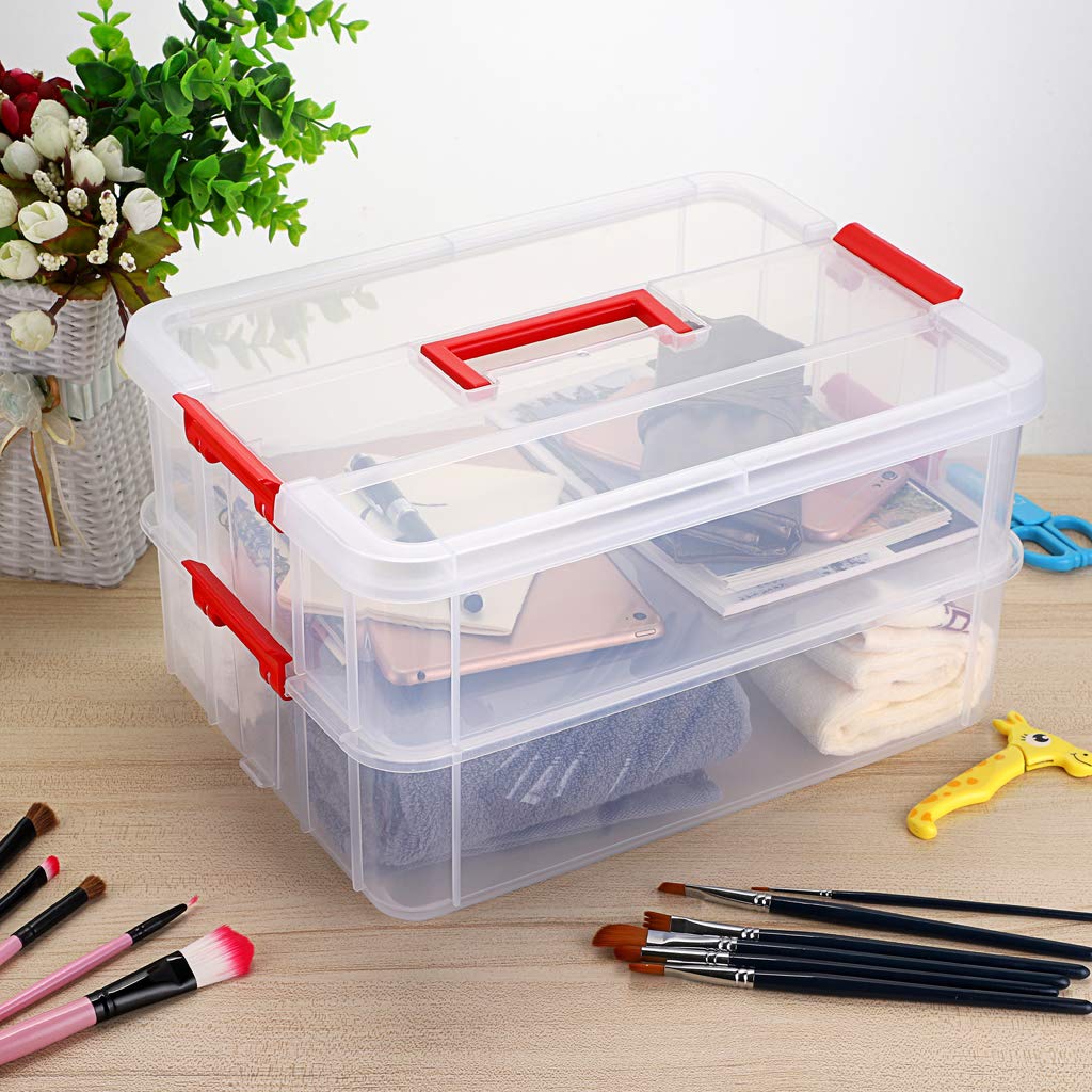 JUXYES compact design fits office and classroom supplies.