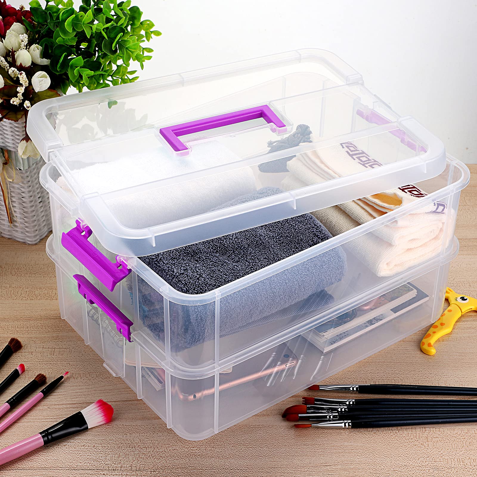 JUXYES ideal for organizing beads, crafts, nails, and small art supplies.