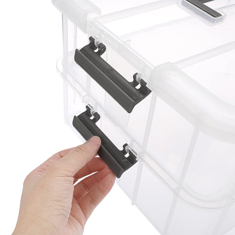 JUXYES Top Carry Handle move two boxes together with one grip.