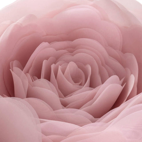 Close view of the 3D rose design on the JWH pillow cover.