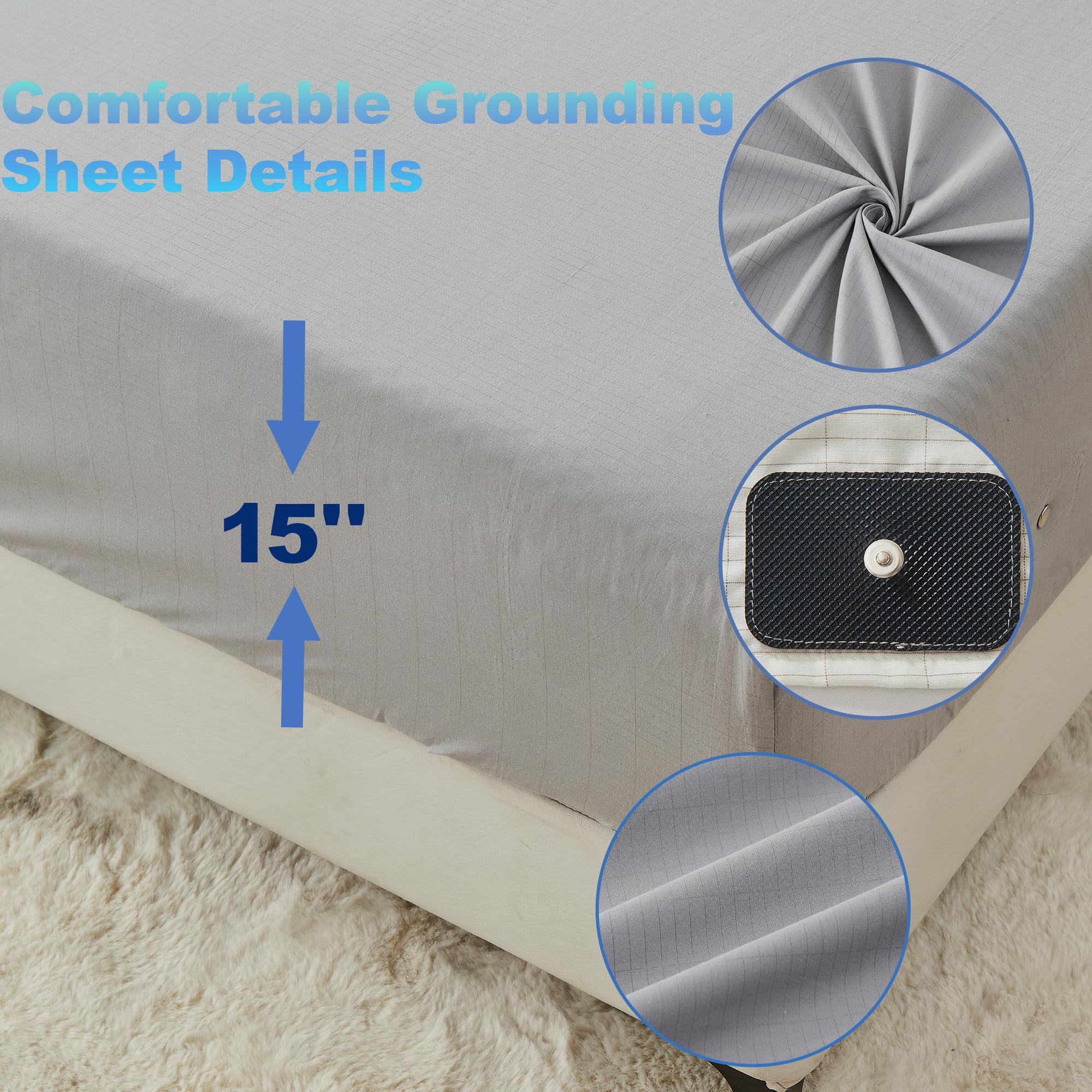 JWQEHUY grounding sheets queen care instructions enable easy maintenance