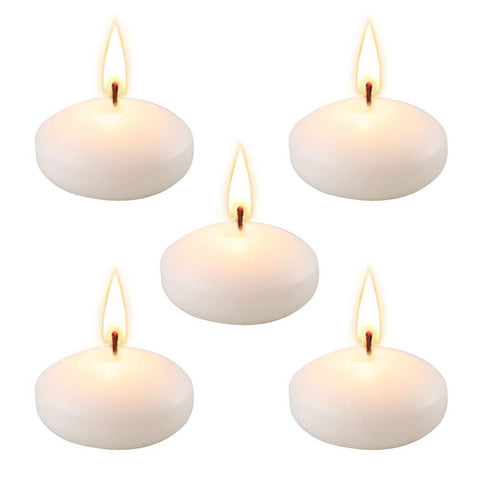 JXDLSQ 48-piece unscented floating candles for elegant 2inch centerpieces