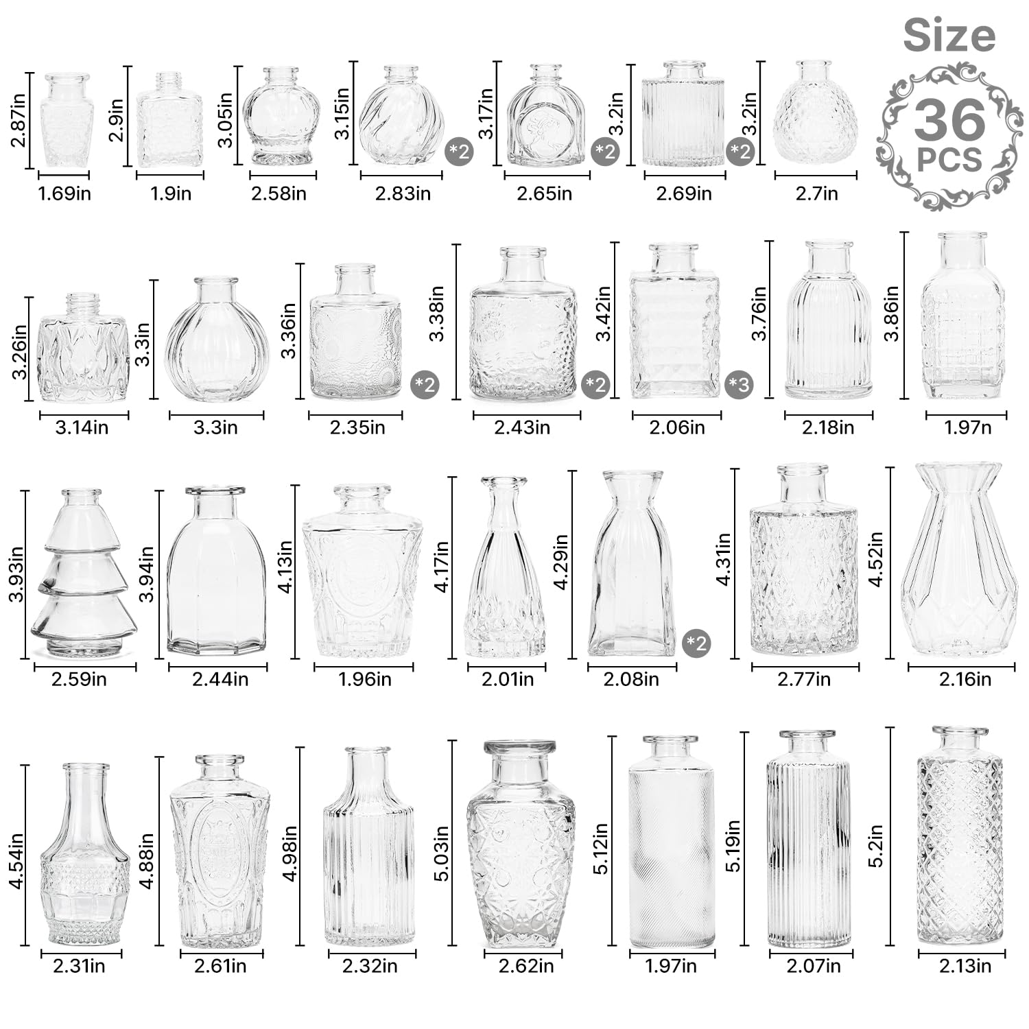 JXINDUJU table centerpiece vases ideal for dining, shelves, and rooms