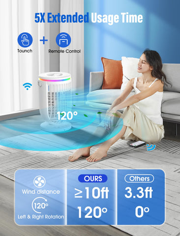 JYew ambient nightlight beside cooling vent for mood lighting