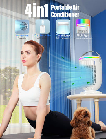 JYew compact, lightweight portable design for easy placement