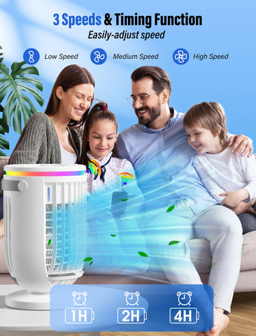 JYew portable AC suitable for indoor and outdoor use