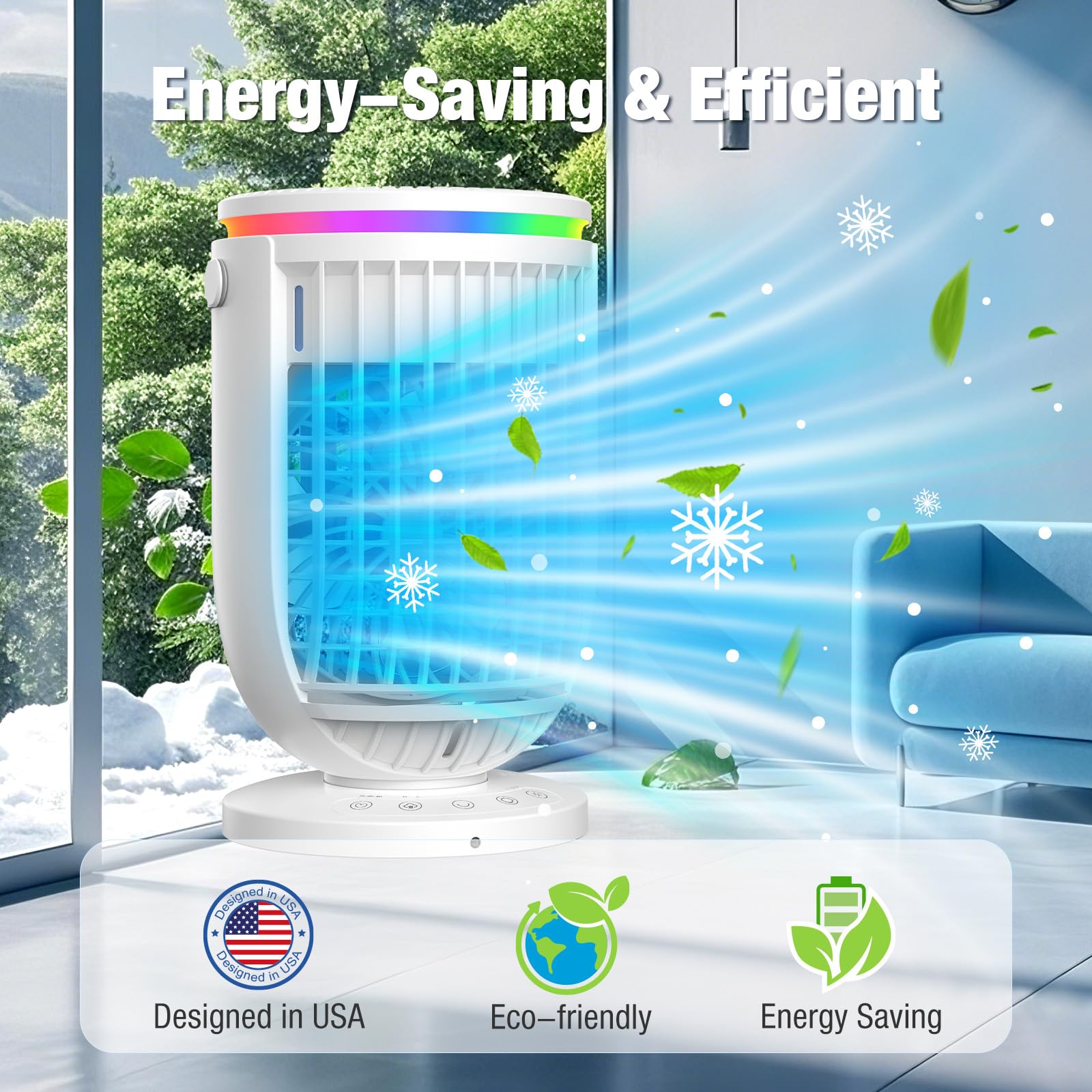 JYew portable AC 6-hour timer for scheduled cooling