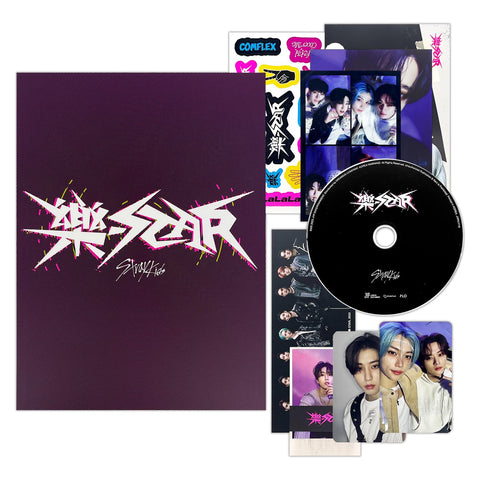 JYP Ent Stray Kids Rock-Star photobook cover with bold artwork for display